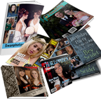 Top Quality Soft or Hard Cover Books and Soft Cover Magazines to show off your special occations title=Books & Magazines